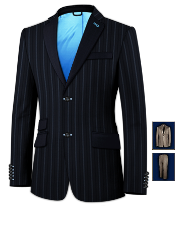 Black And White Pinstripe Suit