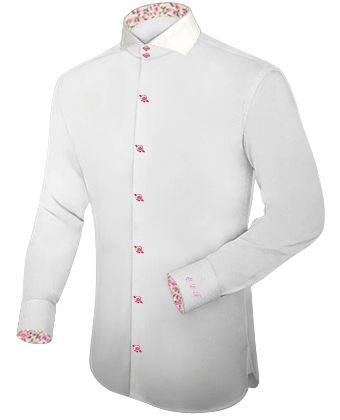Mens Short Sleeve Shirts with Cut Away 2 Button