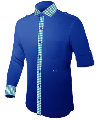 Italian Shirts London with Italian Collar 1 Button