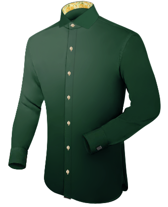 Office Shirts For Men with Italian Collar 1 Button
