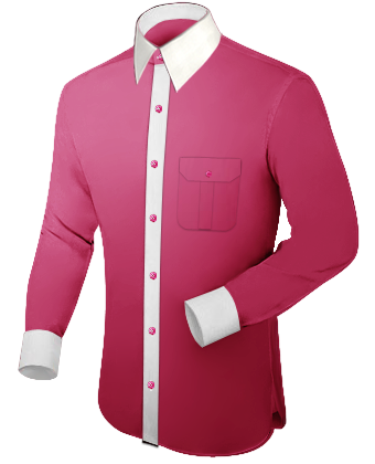 Made To Measure Victorian Wing Collar Shirts with French Collar 1 Button