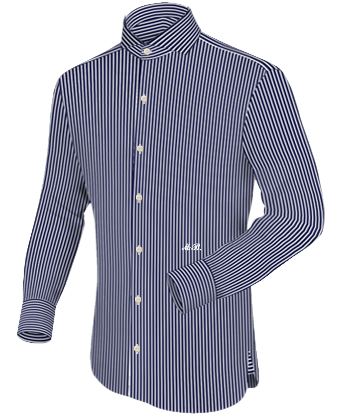 Mens Casual Shirt with Cut Away 1 Button