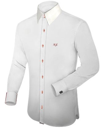 white dress shirt with cufflinks