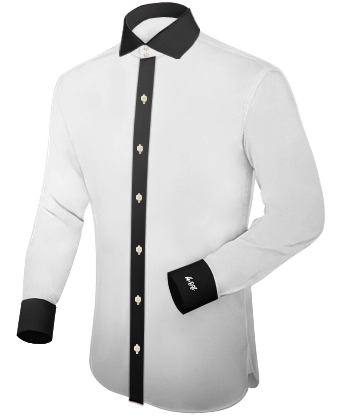 Long Body Shirts For Men with Italian Collar 2 Button