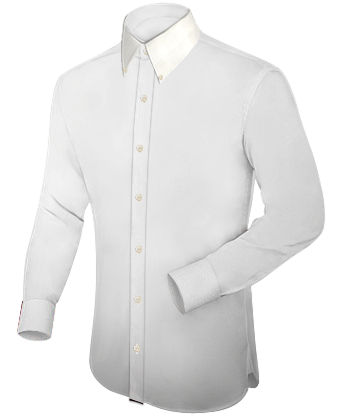 Red Mens Shirt with Button Down