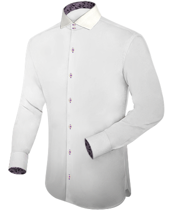 18 Inch Neck Shirts with Italian Collar 2 Button