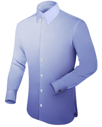 Classic Shirts For Men with French Collar 1 Button