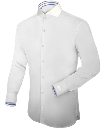 Single Cuff Shirt 2 Inches with Cut Away 2 Button