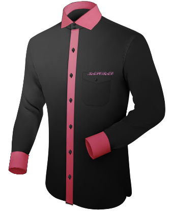 Mens Smart Designer Shirts with Italian Collar 2 Button