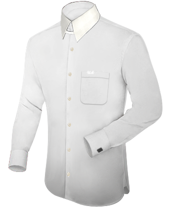 slim fit double cuff shirt