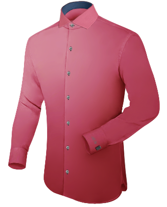 19.5 Inch Collar Shirts with Italian Collar 1 Button