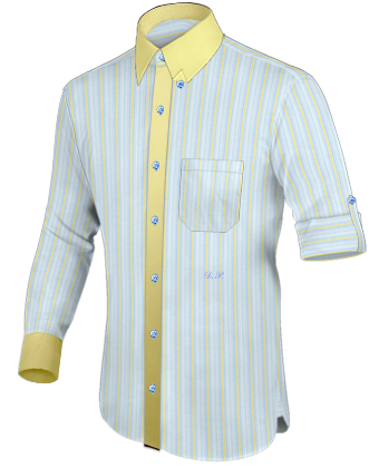13.5 Inch Collar Size Shirts with Hidden Button