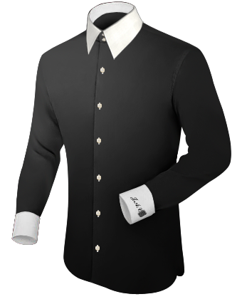 Shirt Collar with French Collar 2 Button