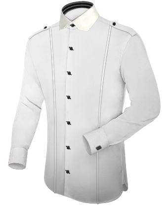 Tailoured Shirts Uk with Modern Collar