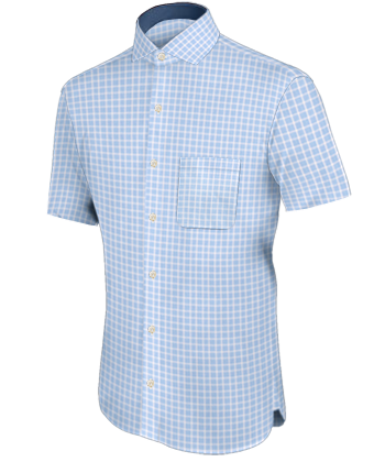 Cheap Orange Dress Shirt with Italian Collar 1 Button