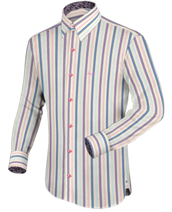 Suit And Shirt with French Collar 1 Button