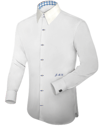 Extra Tall Mens Clothing with French Collar 2 Button
