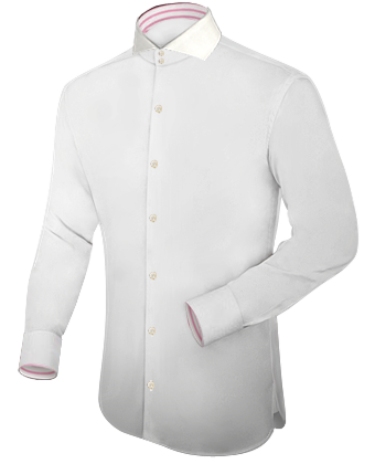 Dress Shirts And Ties with Cut Away 2 Button