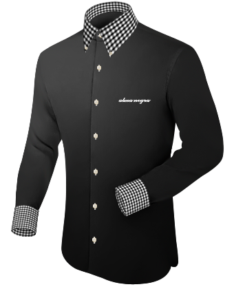Slim Fitting Dress Shirts Big Necks with Button Down