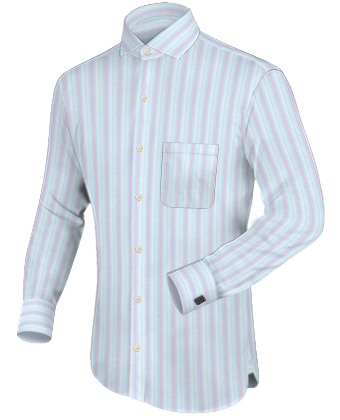 Tuxedo Shirts For Men with Italian Collar 1 Button