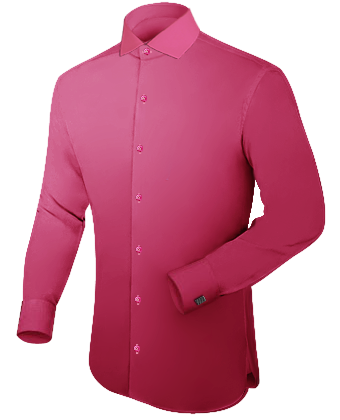 Fancy Banded Collar Dress Shirts Men with Italian Collar 1 Button