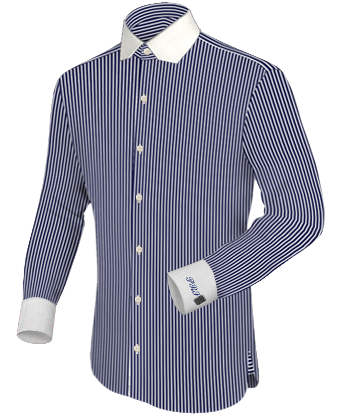Custom Design Mens Dress Shirts with Modern Collar