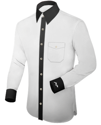 Best Deal On French Cuff Dress Shirts with French Collar 2 Button