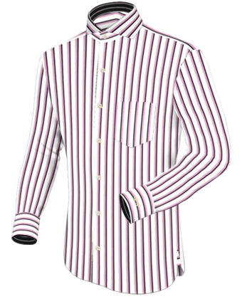 Formal Shirts For Men Longer Length Body with Cut Away 1 Button