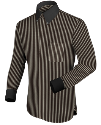 Cotton Dress Shirts For Men with Button Down