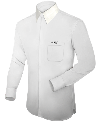Wedding Shirts For Boys with French Collar 1 Button