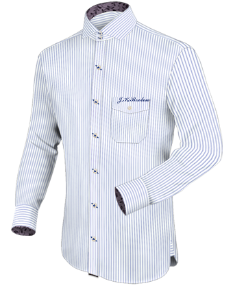 Italian Formal Shirts with Italian Collar 2 Button