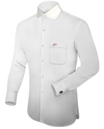 Shirts With Longer Tails with English Collar