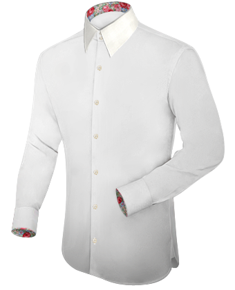 Custom Men Shirt with French Collar 2 Button