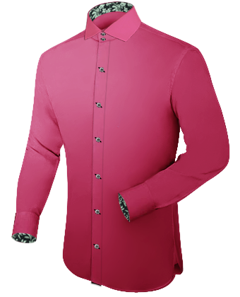 Online Custom Made Shirts with Italian Collar 2 Button