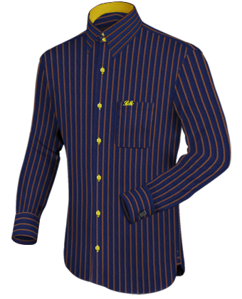 19.5 Collar Shirt Cheap with French Collar 2 Button