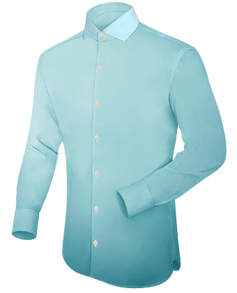Chinese Collar Shirts with Italian Collar 1 Button