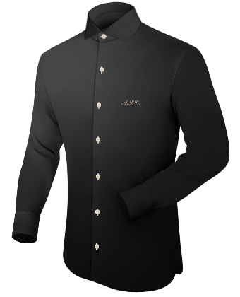 Custom Smart Shirts London with Italian Collar 1 Button
