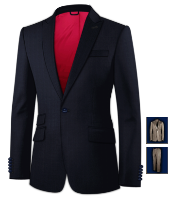 Wedding Suit Tailors Canary Wharf with 1 Button, Single Breasted