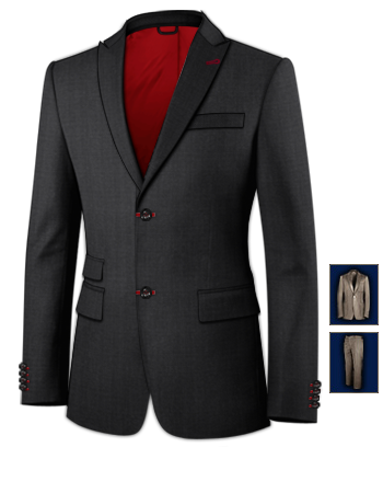 Fitted Suits Glasgow with 2 Buttons, Single Breasted