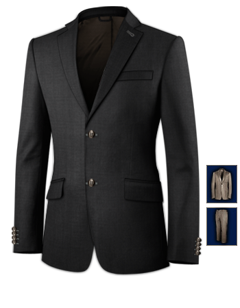 Tailor Made Suits Stoke On Trent with 2 Buttons, Single Breasted