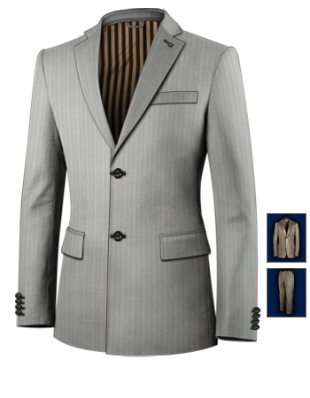 Tailor Made Suits Luton with 2 Buttons, Single Breasted