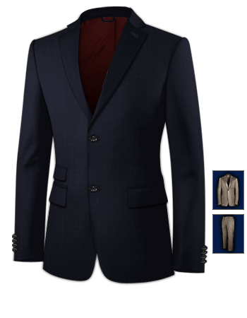 Made To Measure Suits Coventry with 2 Buttons, Single Breasted