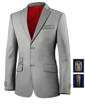 Mens Asian Style Suits Uk with 2 Buttons, Single Breasted