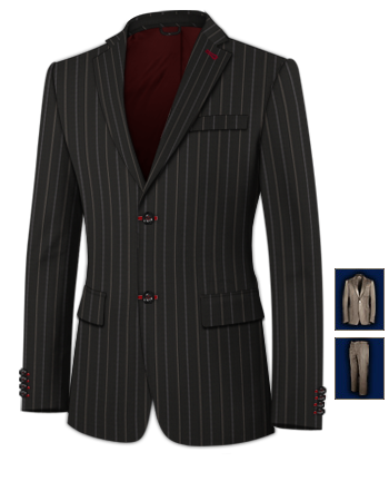 Cheap Suits with 2 Buttons, Single Breasted