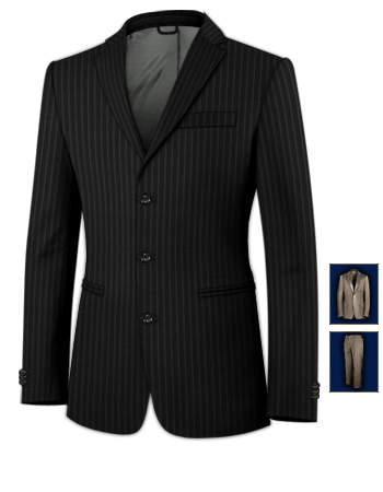 Prom Suits Swansea with 3 Buttons, Single Breasted