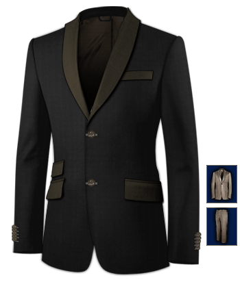 Three Piece Suits Doncaster with 2 Buttons, Single Breasted