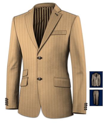Mens Business Suits with 2 Buttons, Single Breasted
