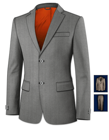 Men's Suit Vintage Clothing And Accessories with 2 Buttons, Single Breasted