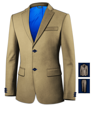 Mens Rock N Roll Silver Suits with 2 Buttons, Single Breasted