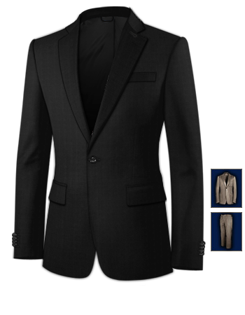 Asian Style Suits For Men Wedding with 1 Button, Single Breasted